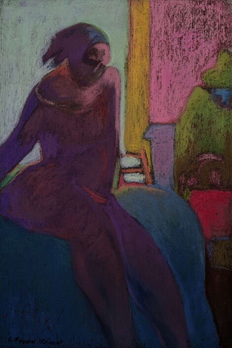 Carol Pepper-Cooper – ‘Nick’s Place’ – Pastel. 28 H X 21 W $600