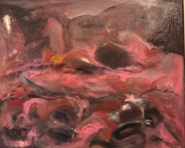 ***SOLD*** Wendy Sheasby – ‘Pompeii’ – Oil. 16 H X 20 W $350