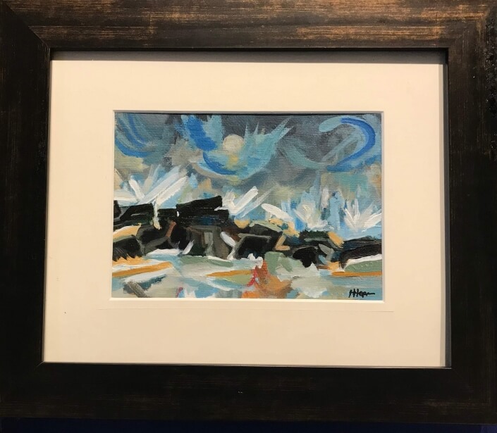Holly Heppner – ‘Rock And Roll’ – Acrylic. 10 H X 12 W $85