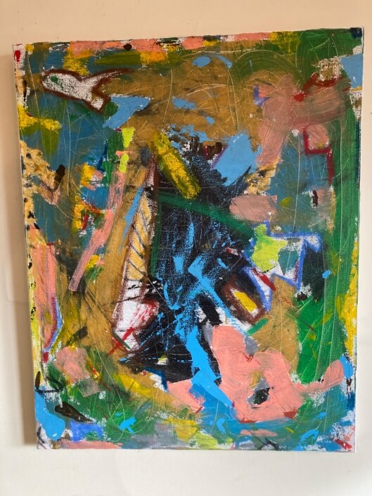 Andrew Kirschner – ‘Plasma City’ – Mixed Media. 30 H X 24 W $200