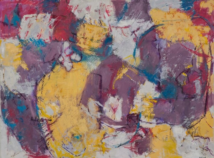 Leslie Rolnick – ‘It’s Been Real’ – Oil. 30 H X 48 W $1250