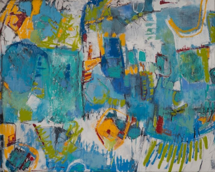 Leslie Rolnick – ‘Wild Grace’ – Oil. 48 H X 60 W $2225