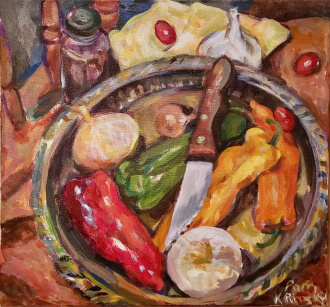 painting of food